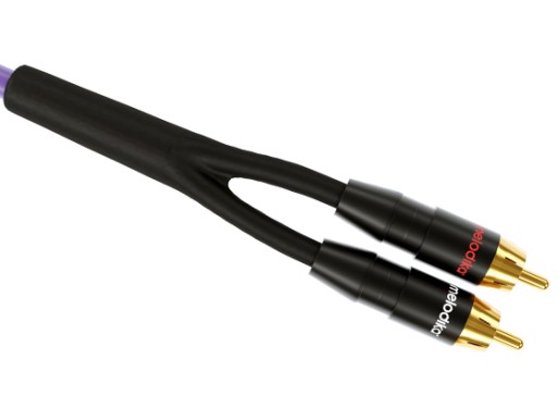 KABEL DO SUBWOOFERA TYP Y MELODIKA MDSWY60 PURPLE RAIN 1 RCA - 2 RCA 6m