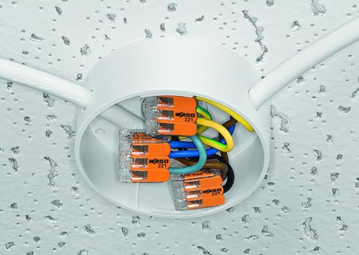 5x Złączka Instalacyjna Szybkozłączka WAGO 221-413 na PRZEWÓD 3x0,2-4mm