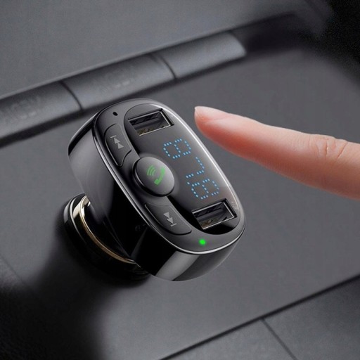 BASEUS FM BLUETOOTH-ПЕРЕДАТЧИК 2X USB + MICRO SD + АВТОМОБИЛЬНОЕ ЗАРЯДНОЕ УСТРОЙСТВО