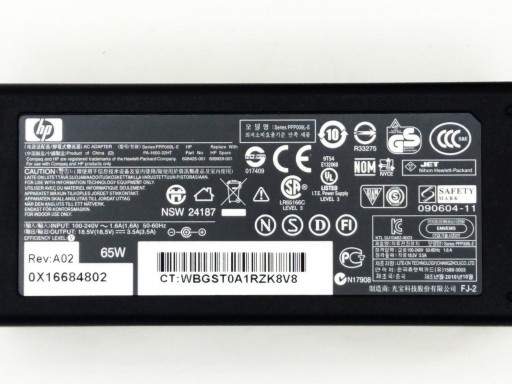 Oryg. zasilacz HP 18.5V 3.5A 65W, 7.4*5.0*12.5