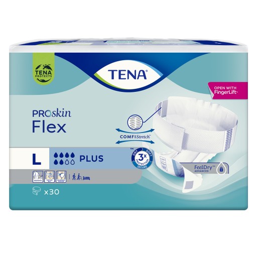 Pieluchomajtki Tena Flex Plus L 30 szt.