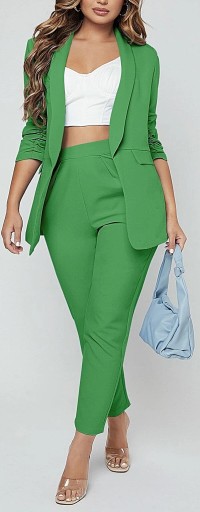 Пиджак Женский пиджак с рюшами на рукавах 4XL/48