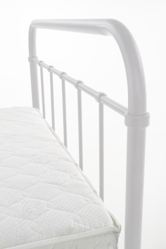 КРОВАТЬ МЕТАЛЛ 120х200 БЕЛАЯ + КАРКАС ЛИНДА Halmar