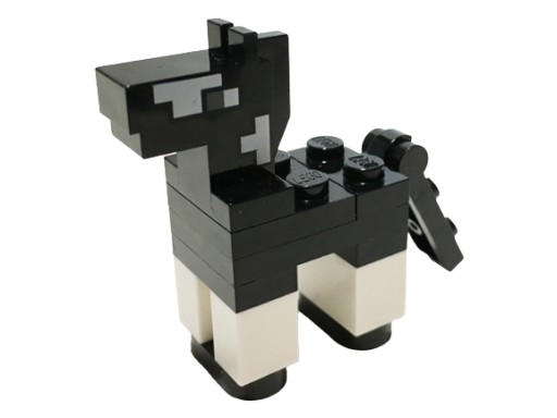 LEGO minehorse05 Minecraft ЛОШАДЬ ЖЕРЕБЕНОК черный (6г)