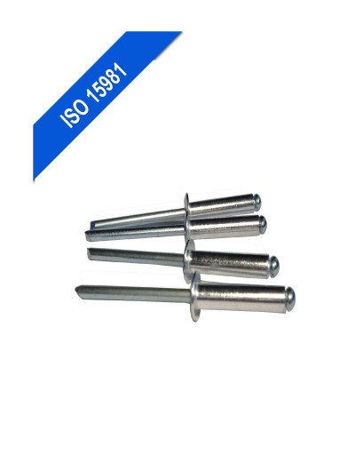 Заклепка с плоской головкой 4,8x24-Al/Al ISO 15981 - 10 шт.