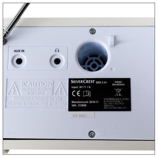 Radio kuchenne Retro Silver Crest Bluetooth DAB+