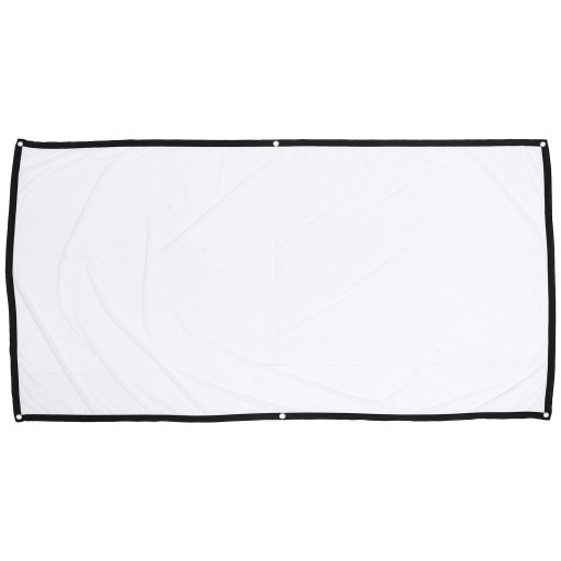 ПРОЕКЦИОННЫЙ ЭКРАН НАРУЖНЫЙ ВНУТРЕННИЙ КВАДРАТНЫЙ ЗАНАВЕС 186X105CM