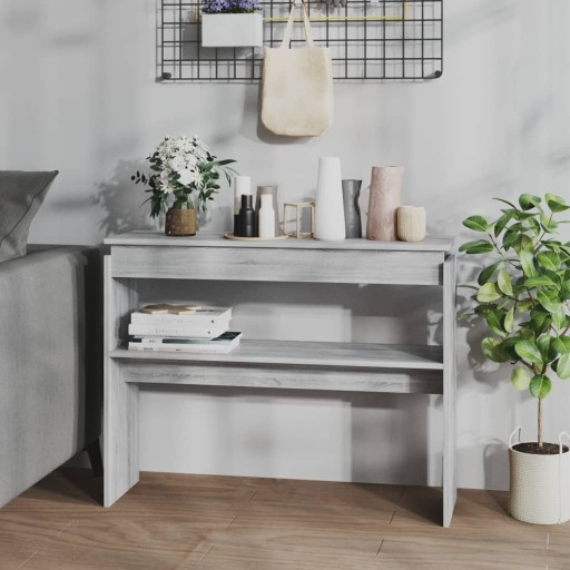 КОНСОЛЬНЫЙ СТОЛИК SONOMA СЕРЫЙ ДУБ 102X30X80CM