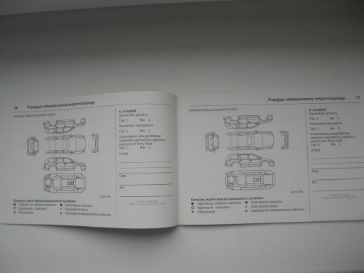 OPEL książka serwisowa 07.2013 rok PL OPEL przeglądy serwis PL