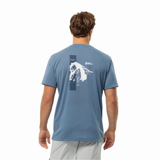 Męski t-shirt koszulka Jack Wolfskin VONNAN S/S GRAPHIC T M