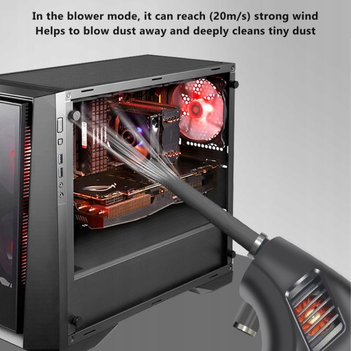 Пылесос со сжатым воздухом USB 2 в 1