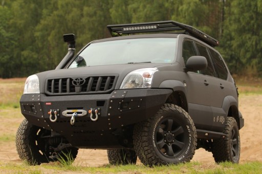 Toyota Land Cruiser 120 Roof Rack без перил - больше 4x4