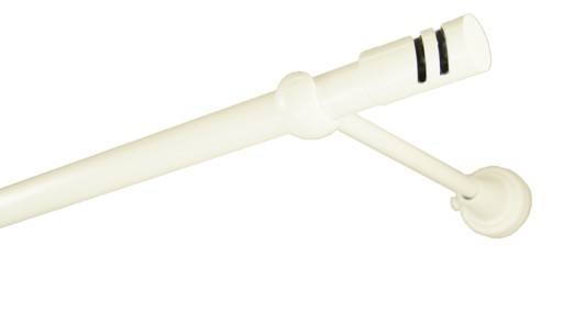 KARNISZ METAL poj. fi 19 / 140 cm bez zapinek