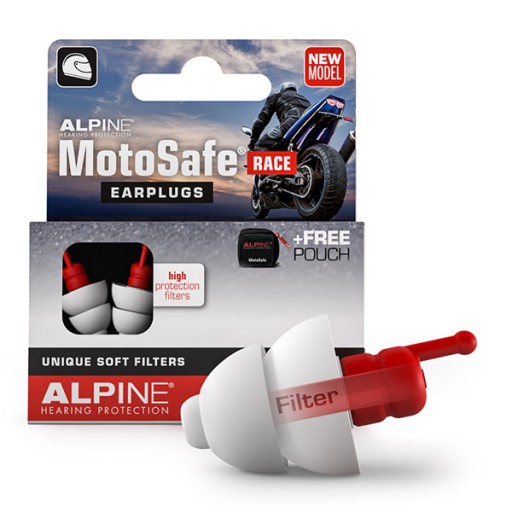ЗАГЛУШКИ/БЕРУШИ ALPINE MOTOSAFE RACE – ПОДАРОК ​​МОТОЦИКЛИСТУ