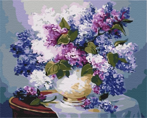 КРАСКИ ПО ЦИФРАМ В РАМКЕ Цветы Картины по номерам ARTNAPI