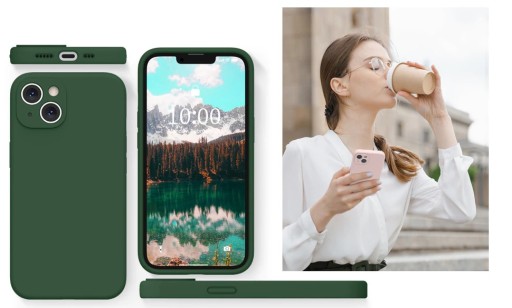 СИЛИКОНОВЫЙ ЧЕХОЛ для iPhone 13/iPhone 14 + стекло