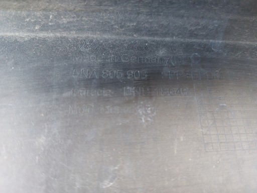 VW TIGUAN II ЮБКА ПЕРЕДНЕГО БАМПЕРА 5NA805903 A