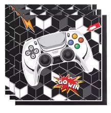 JEDNORAZOWY ZESTAW URODZINOWY DLA GRACZA 50 SZT GAME