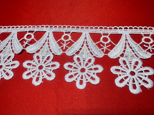 Guipiura Guipiura Lace 7 см 8 см белый рисунок 51