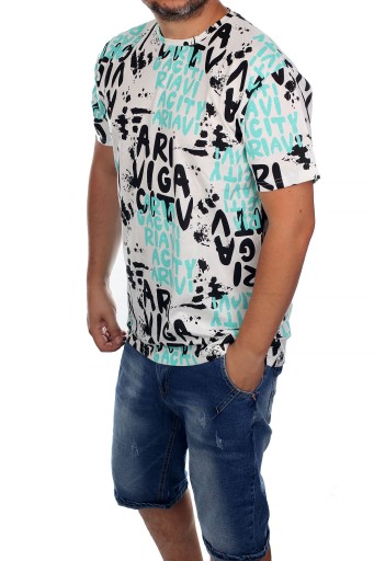 T-SHIRT MĘSKI KOSZULKA NADRUK TS2324_XXL