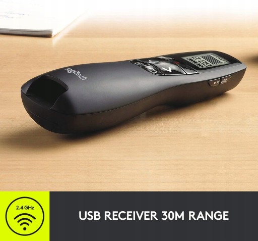 Logitech R700 Presenter, беспроводное соединение