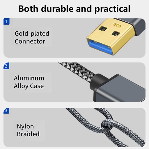 Кабель USB-USB Двусторонний кабель USB-USB