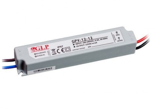Zasilacz hermetyczny 230V 12V 12W 1A GPV-12-12