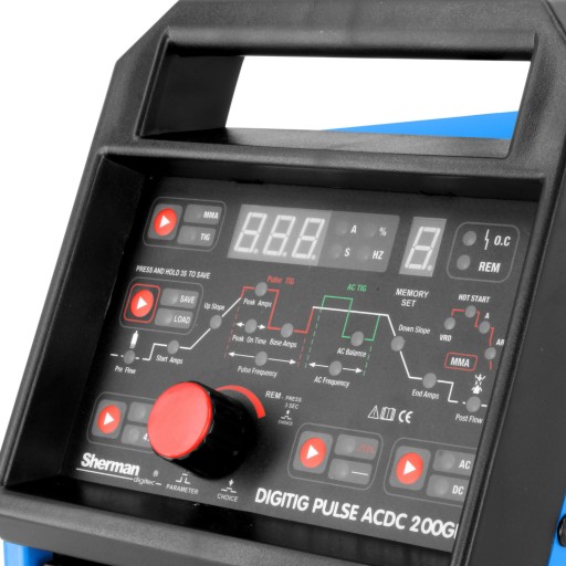 Комплект сварочного аппарата Sherman DIGITIG 200GD AC/DC PULSE