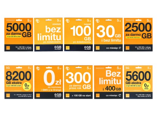Starter Orange PLN 5 - Миксель, оптом [10 ПК]