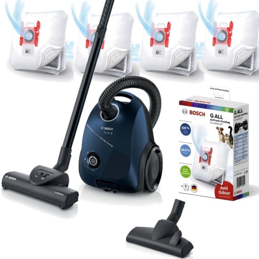 Пылесос BOSCH BGBS2BU1T 800W Turbobrush 4WORKI