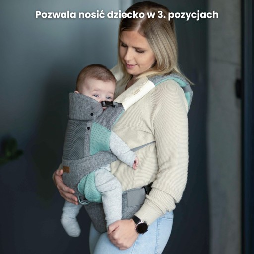 Nosidełko Ergonomiczne turystyczne przód tył 3w1 do 15KG Easy Move FREEON