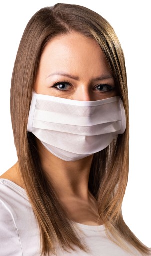 MASK хлопковая маска STREET резиновая _ ONE WHITE