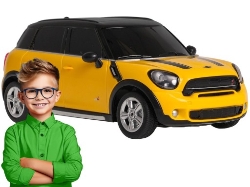 RASTAR 1:24 auto zdalnie sterowane dla dzieci + pilot MINI Countryman