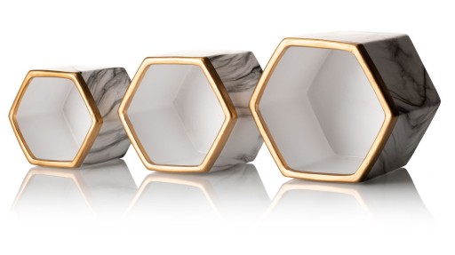 Крышка Geometric, белый цветочный горшок, 12 см.