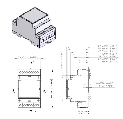 Контроллер теплого пола Zigbee - 5 зон