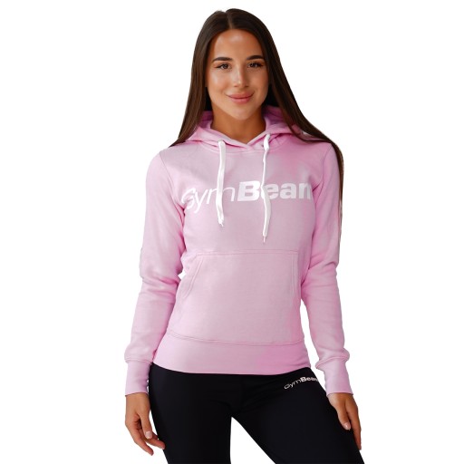 BLUZA DAMSKA Z KAPTUREM ATHLETE RÓŻOWA GymBeam XL
