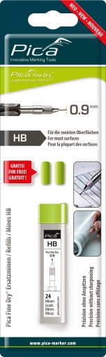 ГРАФИТОВЫЕ ВСТАВКИ Pica Fine Dry HB 24 шт. 7030