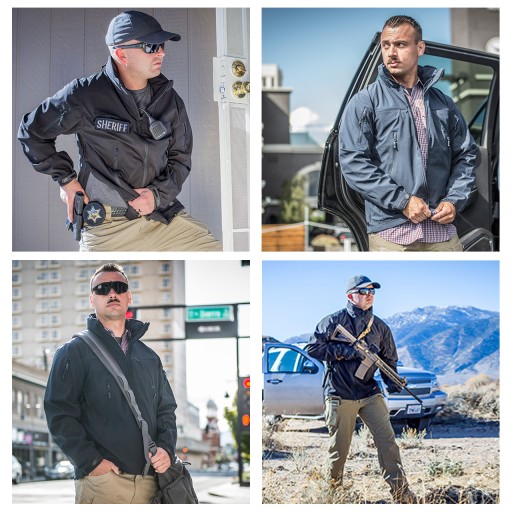 HELIKON Тактическая куртка COUGAR Softshell, черная