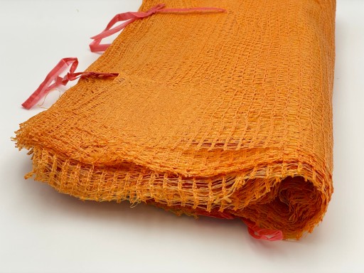 RASZLOWY WOREK 35x50cm 5kg ORANŻ 100 szt SIATKOWY AŻUROWY NA WARZYWA OWOCE