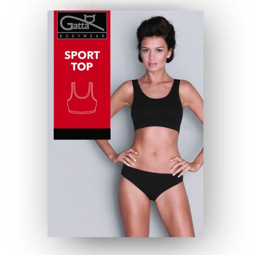 Футболка Gatta 3k612 Спортивный топ 60 ден Белый, М