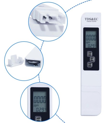 ИЗМЕРИТЕЛЬ ЖЕСТКОСТЬ ВОДЫ TDS EC TEMP ТЕСТЕР ОСМОСА