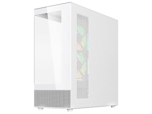 Obudowa komputerowa SAVIO SIGMA X1 WHITE Midi Tower ATX 3x Fan 120mm ARGB b