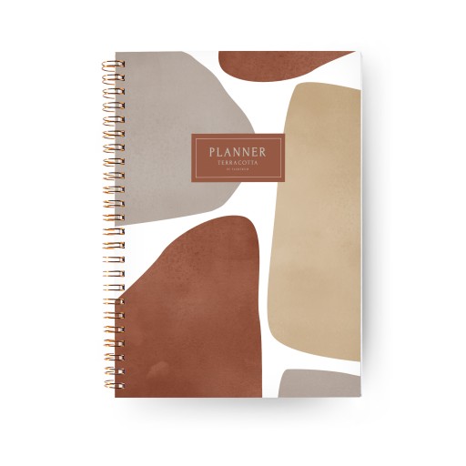 PLANER a5 TYGODNIOWY POZIOMY Terracotta