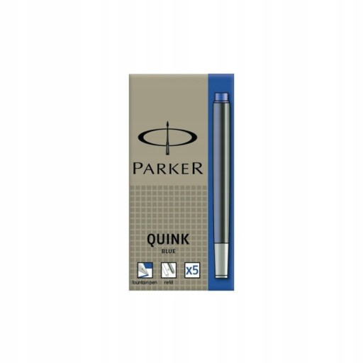 Картриджи для ручек Parker Blue, 5 шт., АКЦИЯ!