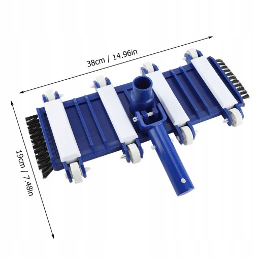 KOŃCÓWKA DO ODKURZACZA DNA BASENU 38CM