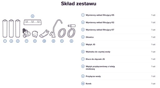 FILTR WODY PITNEJ AQUAPHOR KRYSZTAŁ A POD ZLEW + GRATIS TIMER