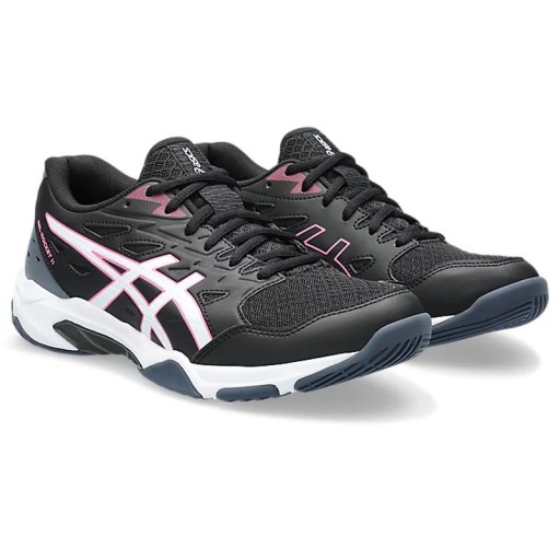 ЖЕНСКИЕ КРОССОВКИ ASICS GEL ROCKET 11 ЧЕРНО-БЕЛЫЕ 41,5
