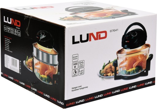 LUND KOMBIWAR HALOGENOWY 17L PIEKARNIK DUŻY CZARNY