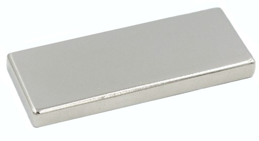MOCNY MAGNES NEODYMOWY PŁYTKOWY 50x20x5 - 5 SZTUK / MAGNESY NEODYMOWE /