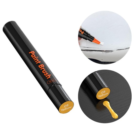 Touch up Auto Paint, Car Scratch Repair Pen, Easy Solution, Vehicles Yellow